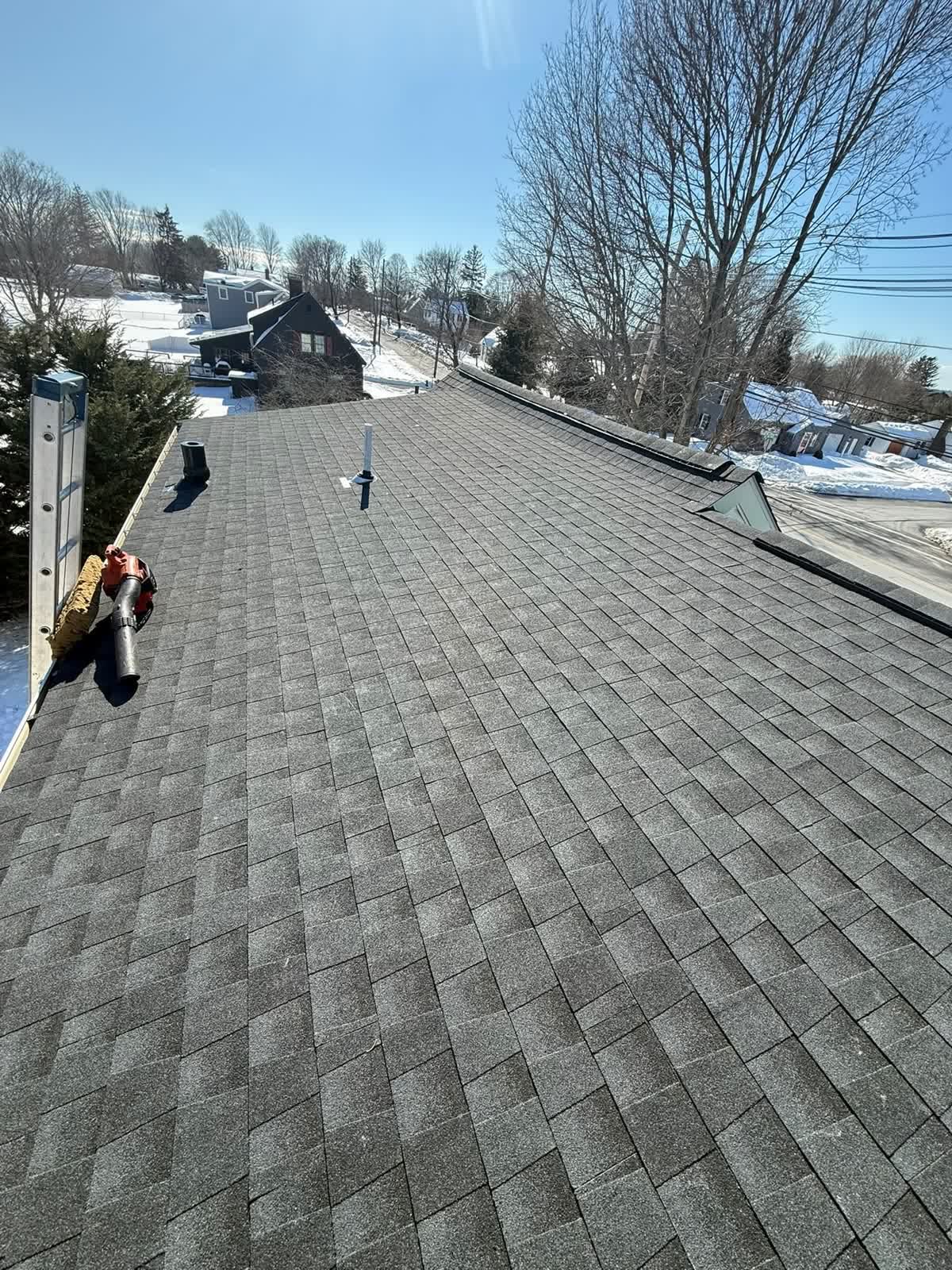 New architectural shingle roof