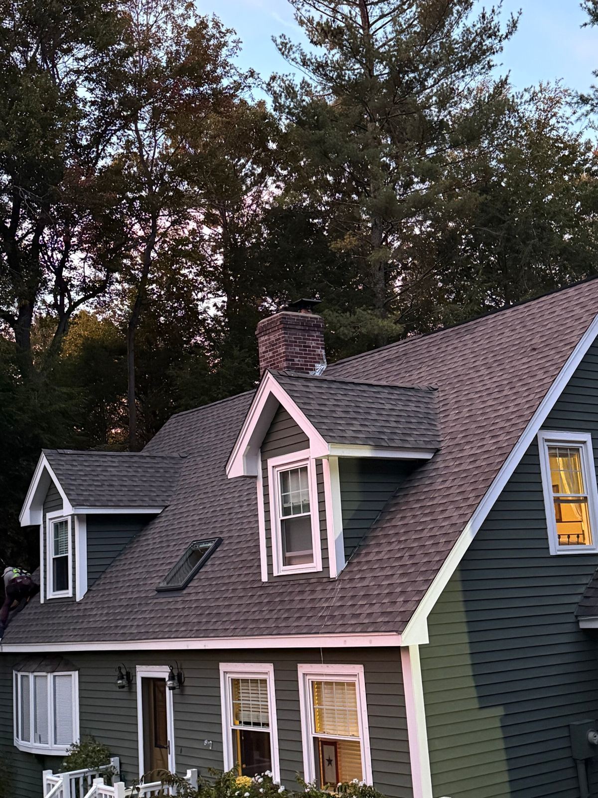 Roof replacement: a complete new shingle roof